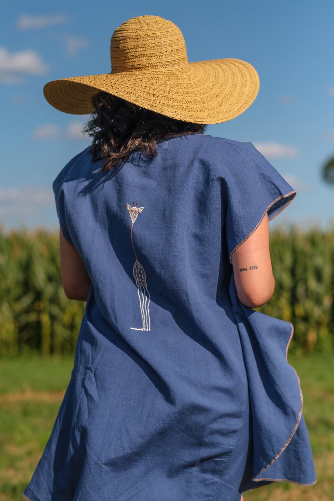 Cobalt Cape Jacket Heve rever cape coat 