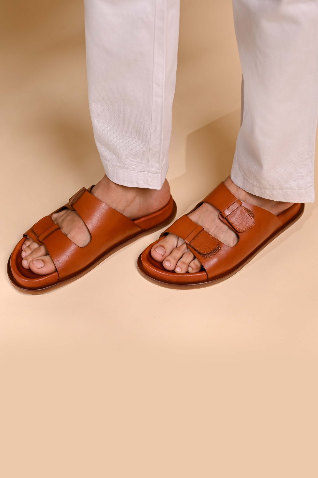 Double strap slide discount sandals