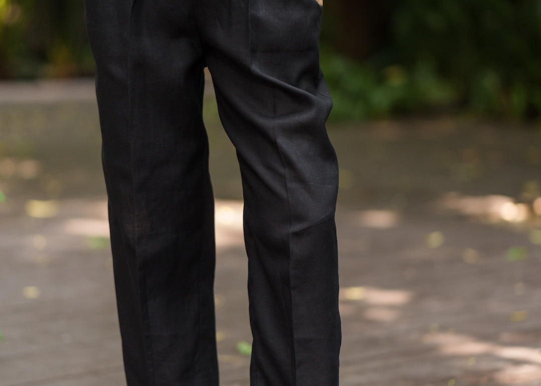 Shinrin Drawstring Linen Pants