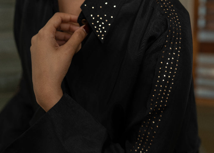 Mocha Magic & Black Magic - Silk Shirt