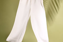 Rooted Linen Pants (Ivory)